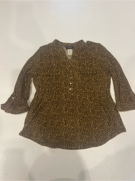 Cocomo Tops - Cocomo Brown and Black Leopard Print Tunic